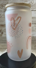 Load image into Gallery viewer, Boho Neutrals 16oz Glass Cup