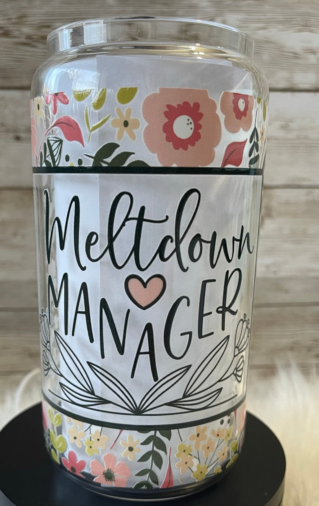 Meltdown Manager 16oz Glass Cup