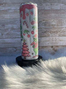 My Day Christmas Glitter Sublimation Tumbler