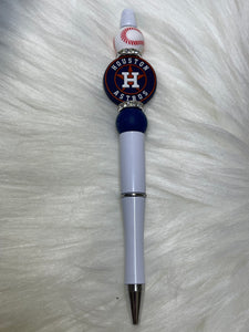 Baseball Beaded Pen