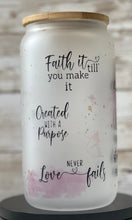 Load image into Gallery viewer, I Can Do All Things Through Christ 16oz Glass Cup