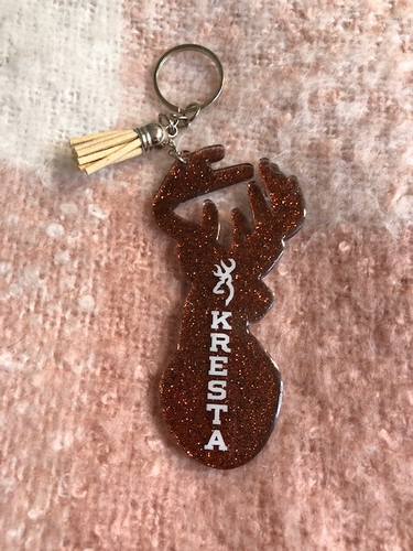 Deer Buck Keychain