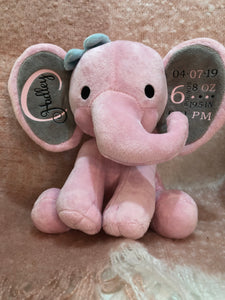 Elephant Baby Announcement