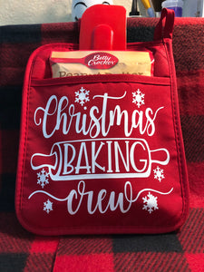 Christmas Baking Crew Pot Holder