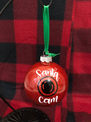 Santa Cam Christmas Ornament