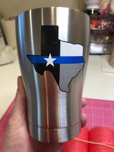 Load image into Gallery viewer, Texas Blue Line Stainless Tumbler