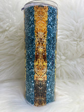 Load image into Gallery viewer, Being A Mom Makes My Life Complete Sunflower Leopard Sublimation Tumbler