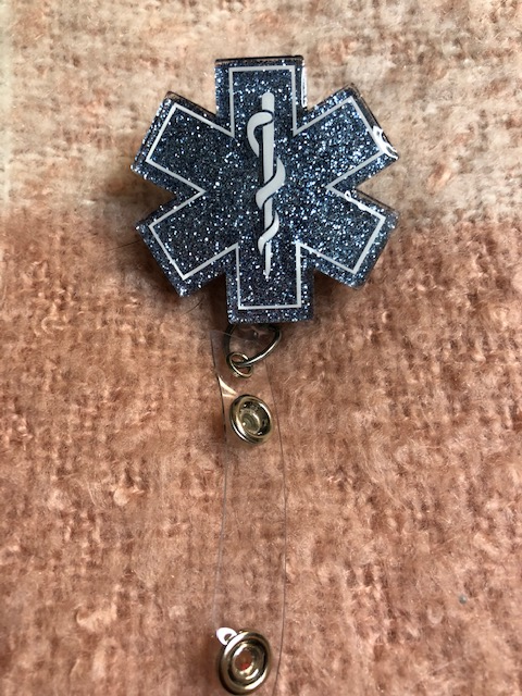 Star of Life Medical Badge Reel