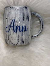 Load image into Gallery viewer, Anchor Personalized Crackle Coffee Mug