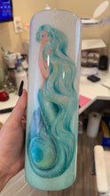 Load image into Gallery viewer, Mint Mermaid Glitter Tumbler